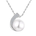 Aurilyn Sculptural Pearl Pave Pendant