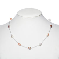 Nautical Pearl Station Necklace