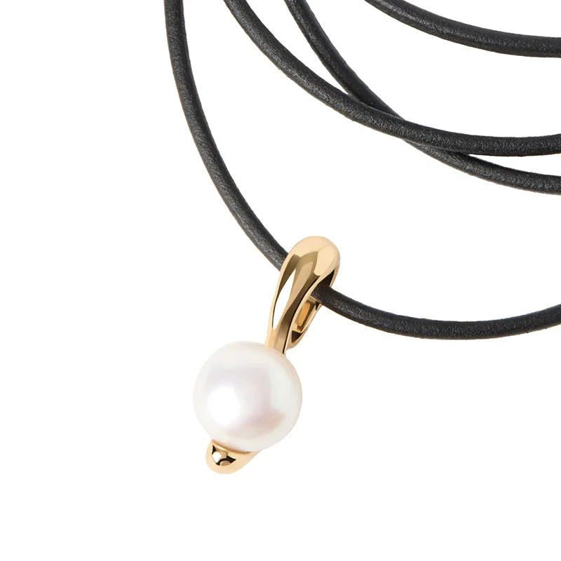 Aurilyn Sculptural Pearl Pendant - 5A Grade Natural Pearls - Pure Silver - Premium Collection