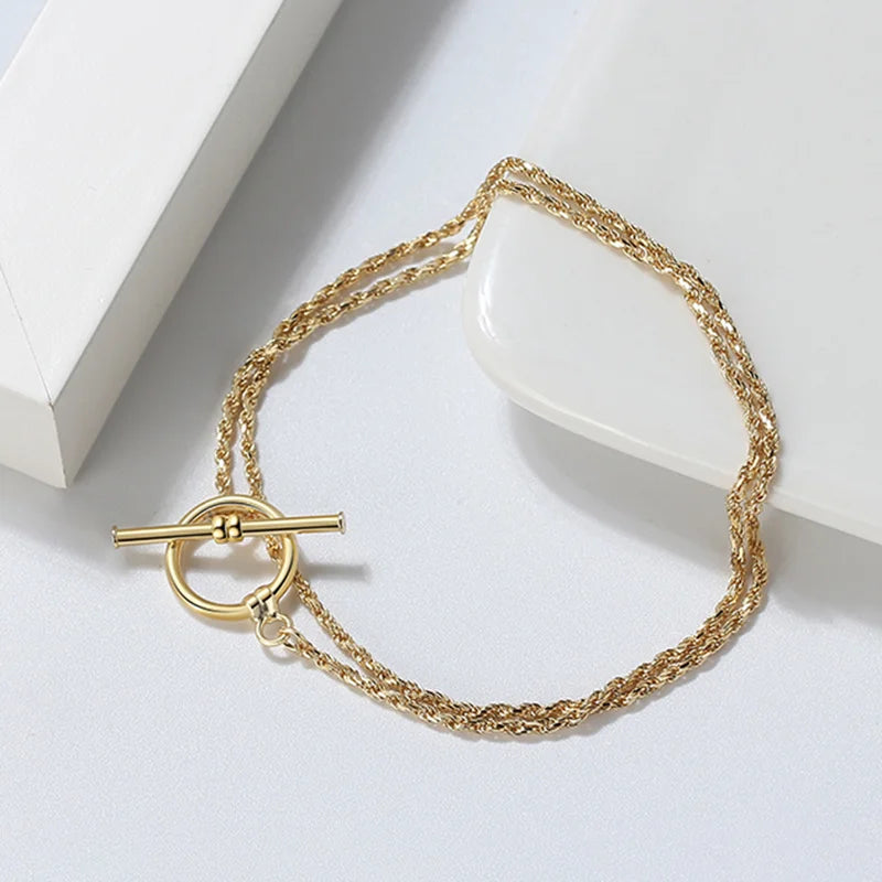 Double Rope Toggle Bracelet