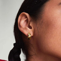 Chunky Trapezoid Hoop Earrings