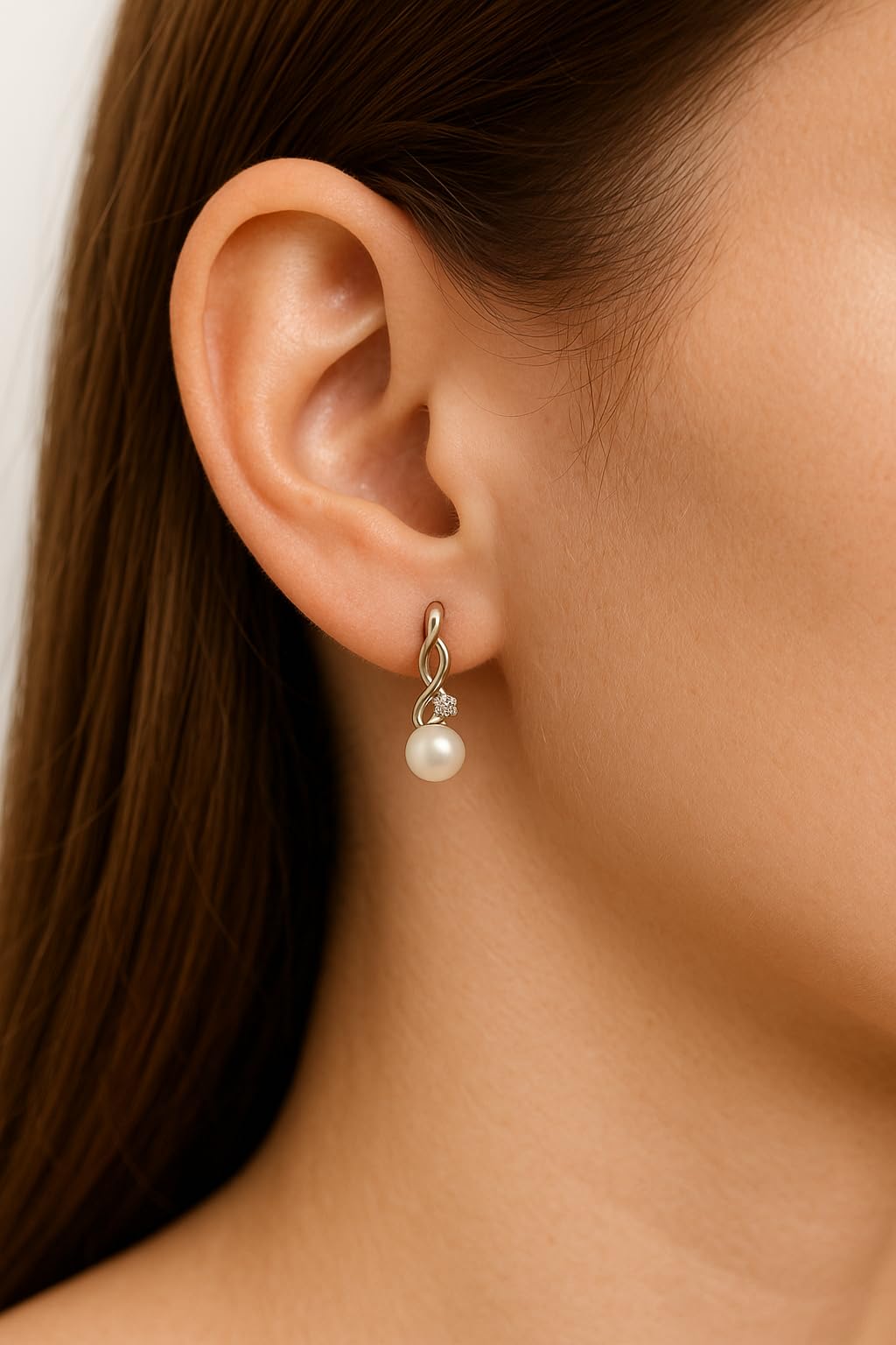 Freshwater Pearl Stud Earrings- 5A Grade Pearl