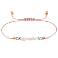 Natural Gemstone Adjustable Cord Bracelet - Birthstone Collection