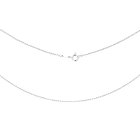 Silver Bead and Rolo Chain Necklace, 925 sterling silver — Aurilyn