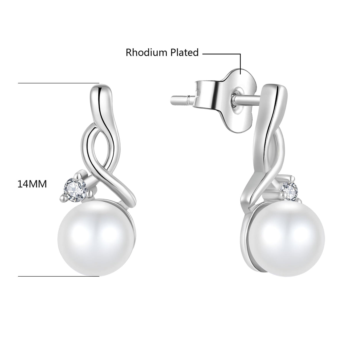 Freshwater Pearl Stud Earrings