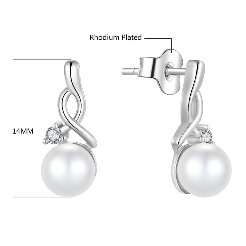 Freshwater Pearl Stud Earrings