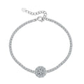 Aurilyn Adjustable 925 Sterling Silver Tennis Bracelet