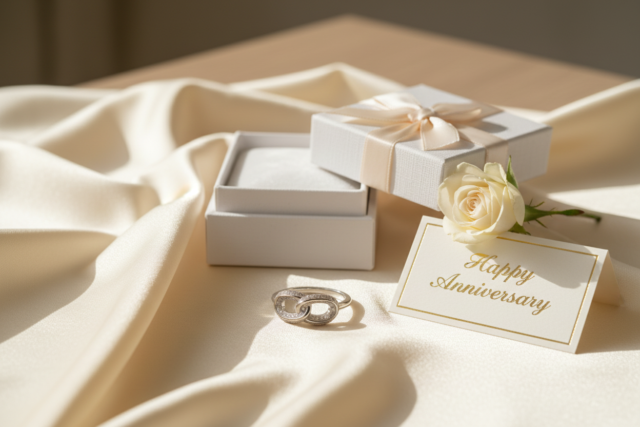 Aurilyn S925 Sterling Silver Gold Diamond Band Ring for Women