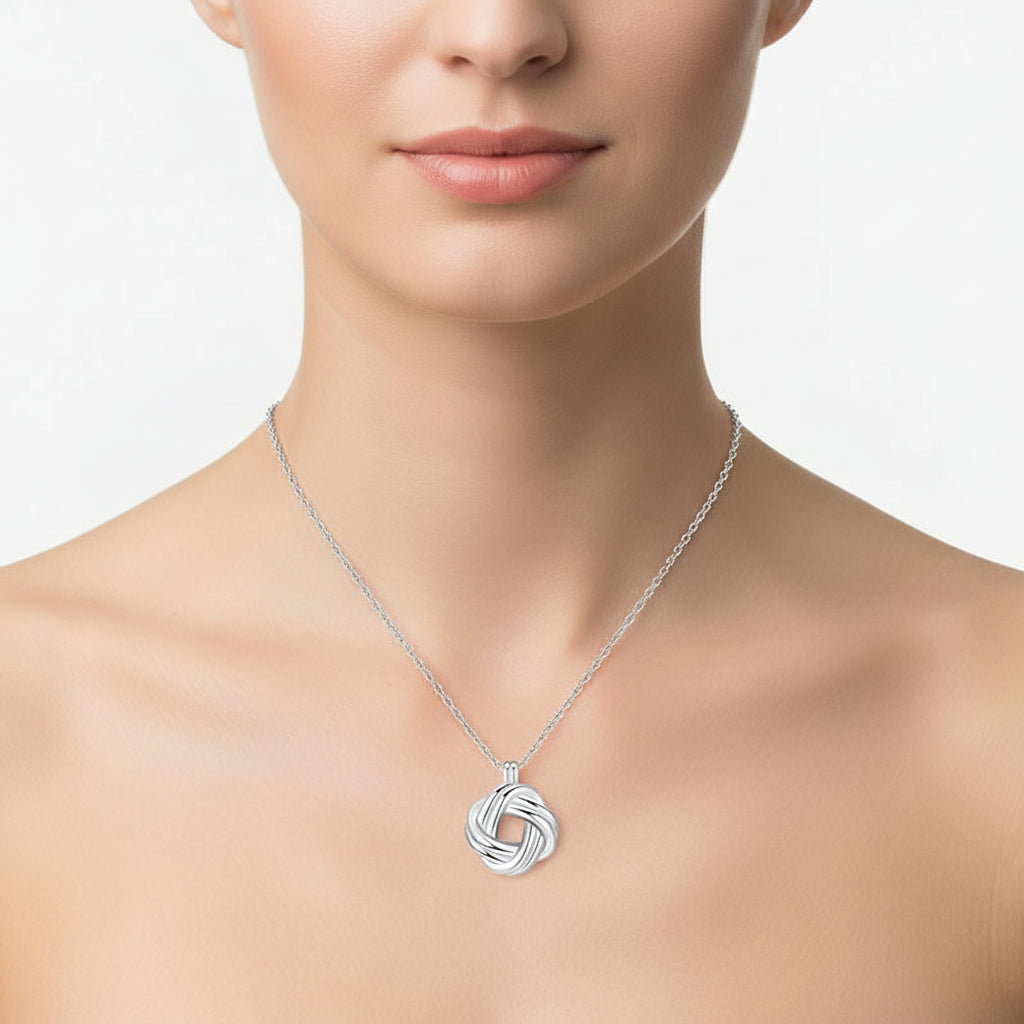 Aurilyn Love Knot Pendant Necklace
