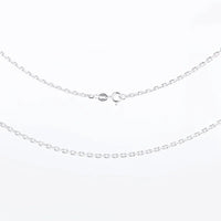 Aurilyn Silver Cable Chain 18 Inch 45cm in 925 sterling silver, oval cable link design, hypoallergenic and hand-finished