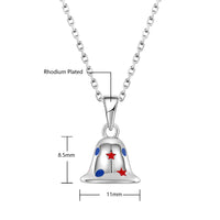 Enamel Bell Star Dot Pendant