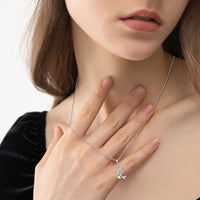 Pavé Dove Zirconia Pendant