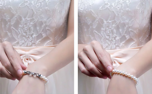 Aurilyn Infinity Pearl Bracelet - 5A Grade Freshwater Pearls - Premium Collection