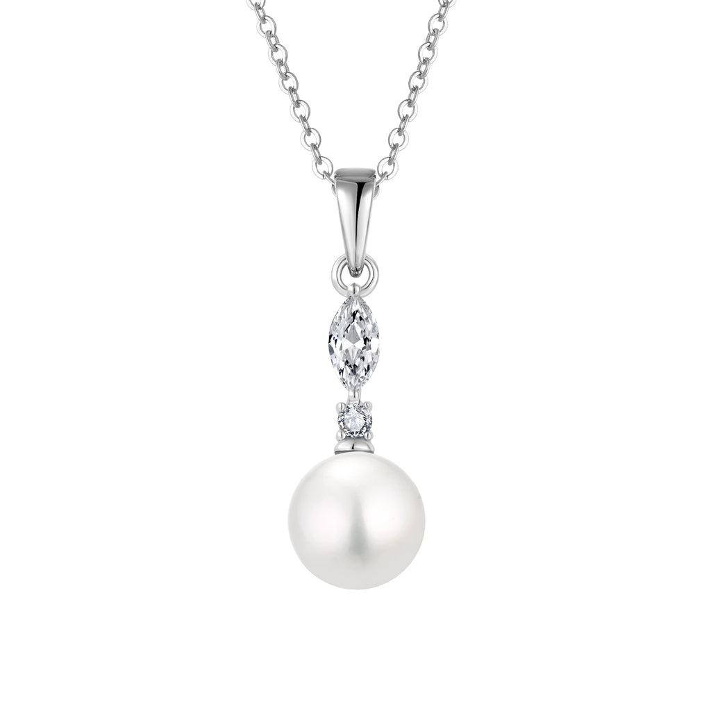 Aurilyn Marquise Drop Pearl Pandant