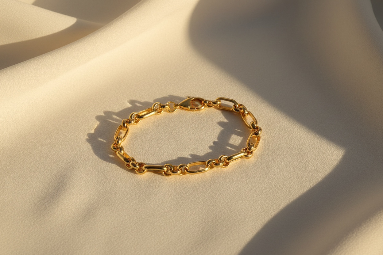 Aurilyn Chain Link Bracelet - 925 Sterling Silver