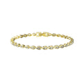 Teardrop Tennis Bracelet 18K Gold Plated 925 Sterling Silver