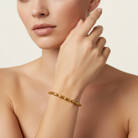 Oval Bead Chain Bracelet
