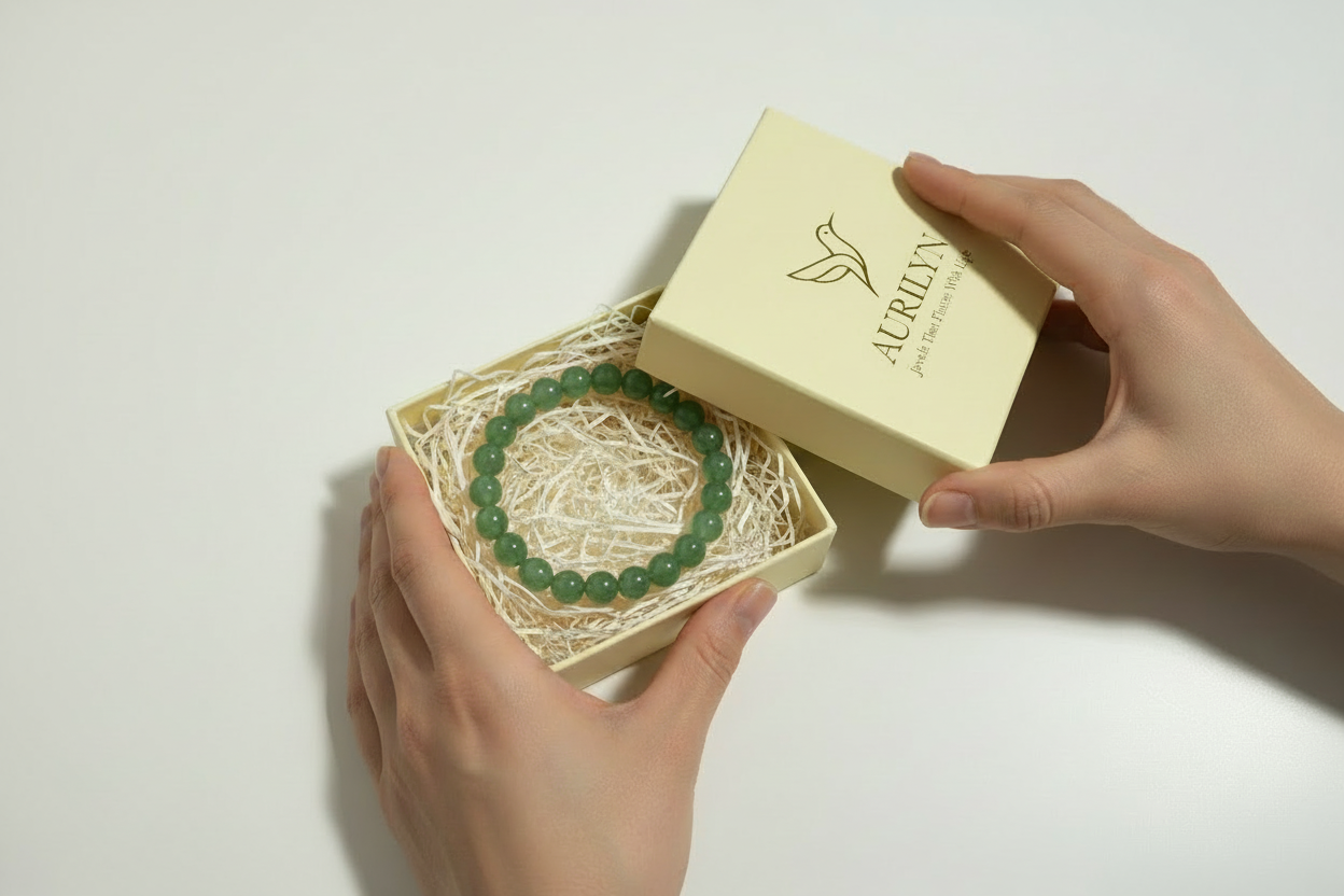 Green Aventurine Bracelet - Unboxing