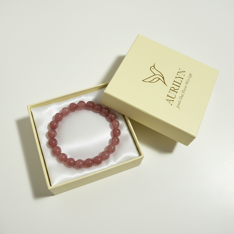 Rose Quartz Beaded Bracelet