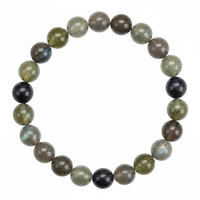 Labradorite bracelet accurate white background