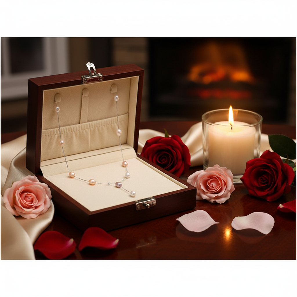 Romantic gift presentation