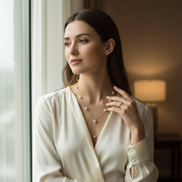 Romantic natural light portrait