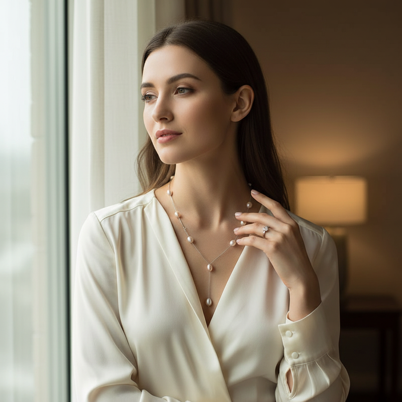 Romantic natural light portrait